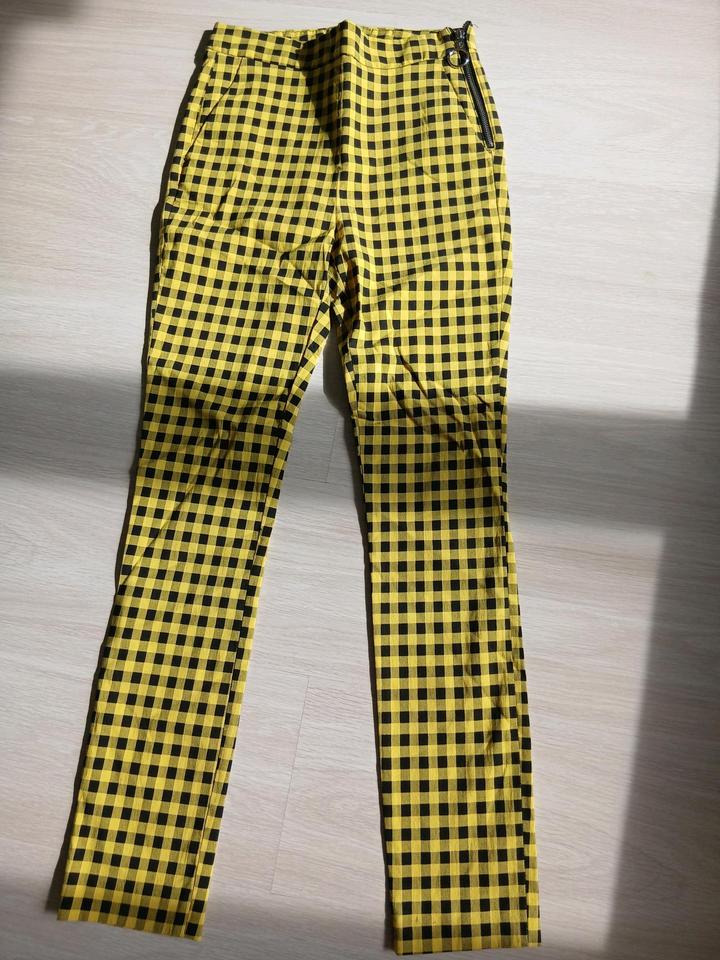 Клетчатые брюки Zara
