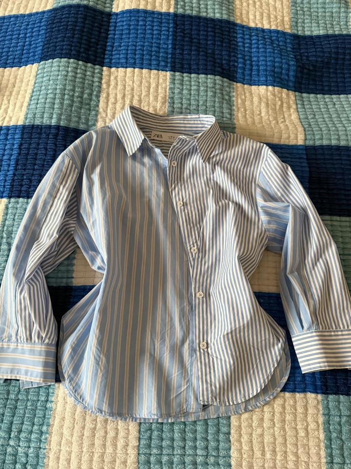 Рубашка ZARA в полоску
