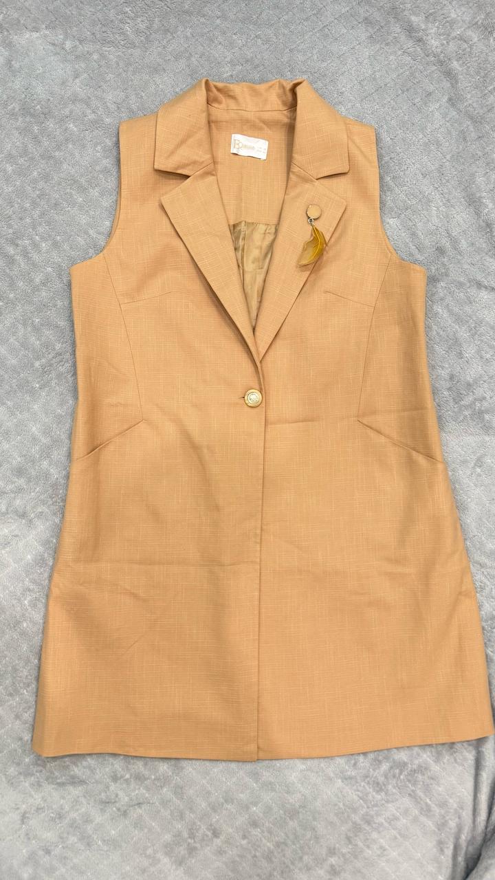 EQmoda Удлиненный жилет