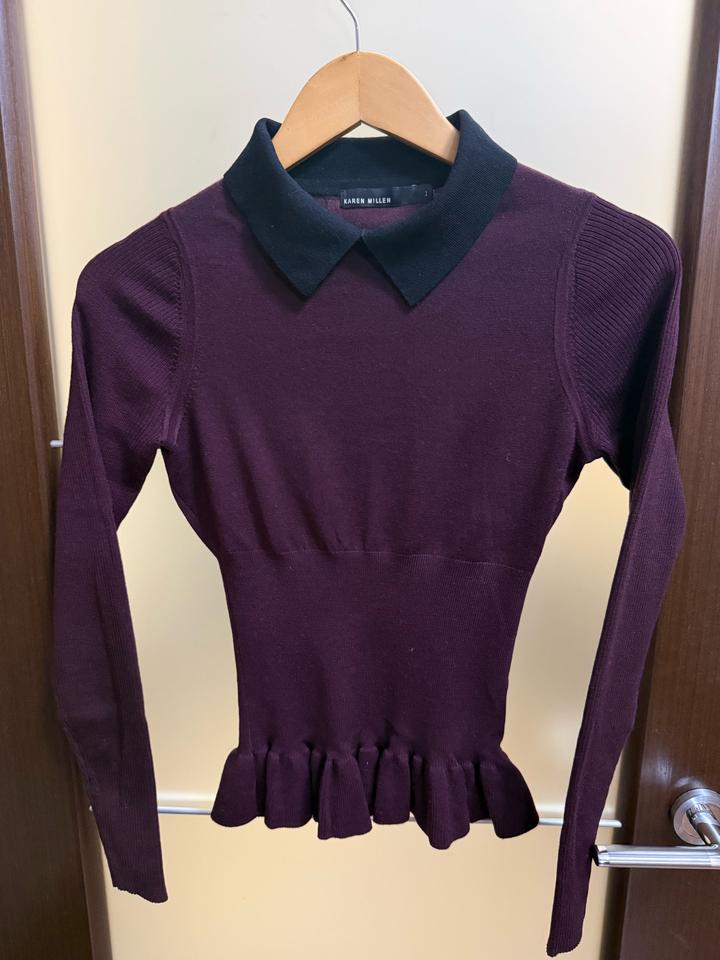 Джемпер KAREN MILLEN с баской