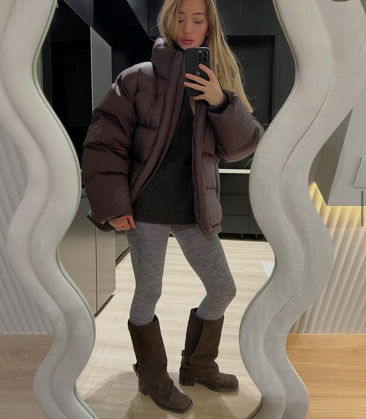 Замшевые сапоги с пряжками Zara