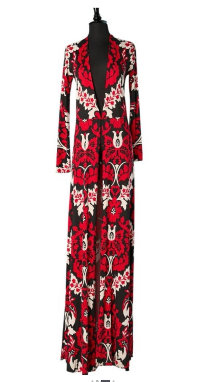 DsQuared2 Длинное платье с цветочным принтом