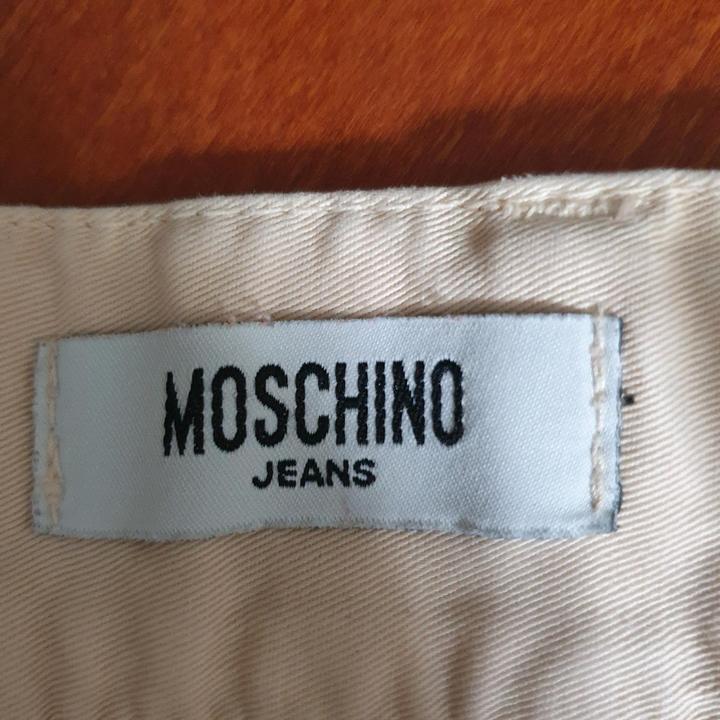 Брюки песочного цвета Moschino Jeans, 52