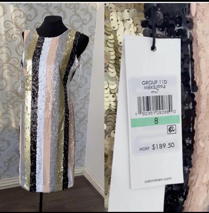 Calvin Klein Новое вечернее платье
