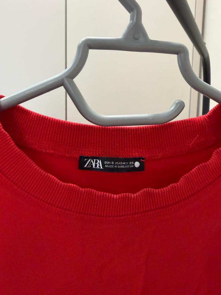 Красный лонгслив ZARA ❤