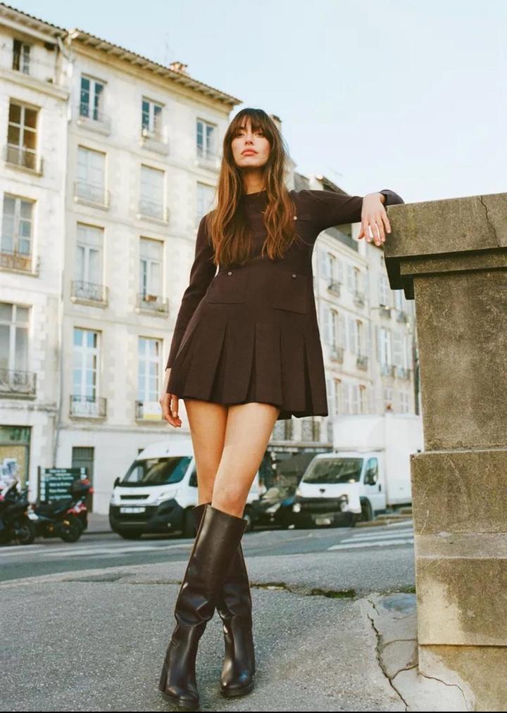 Платье ZARA трикотажное мини