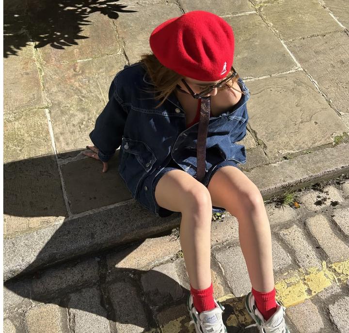 Красный берет Kangol