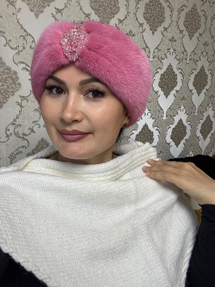 Karimova Katya Меховая повязка на голову