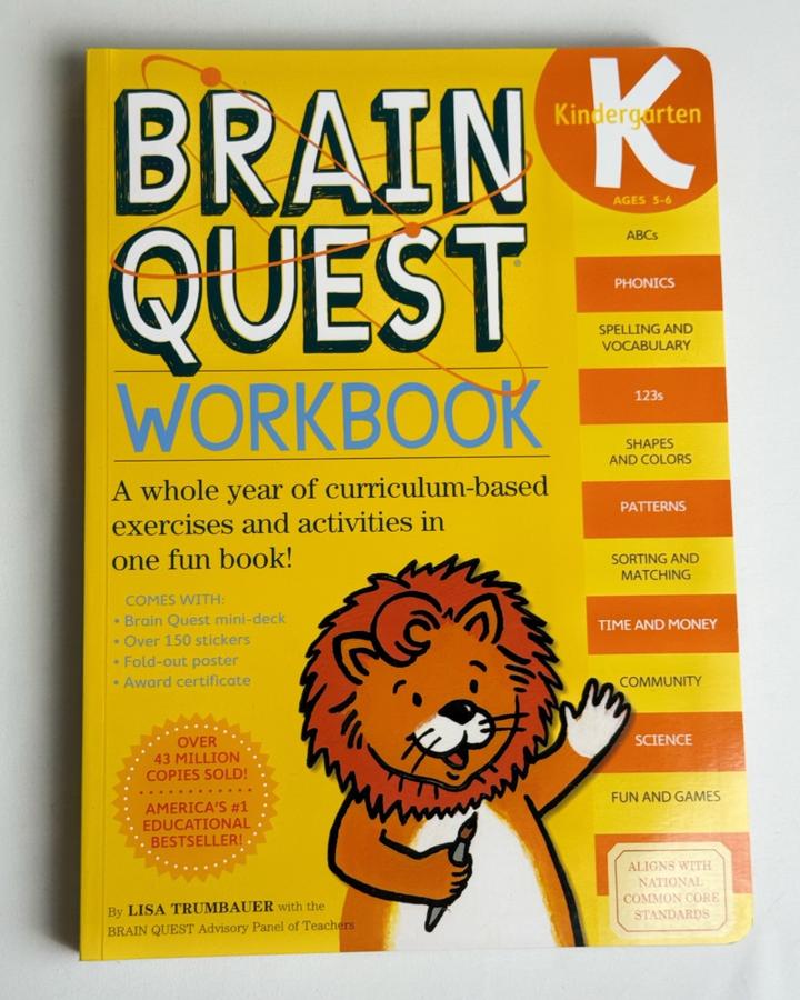 Brain Quest Workbook: Kindergarten (Ages 5–6)