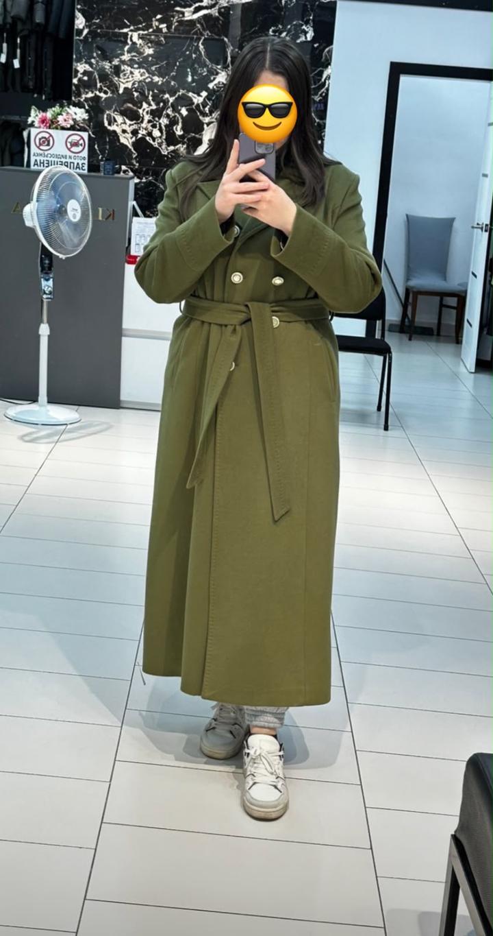 jadem Пальто женское длинное с поясом