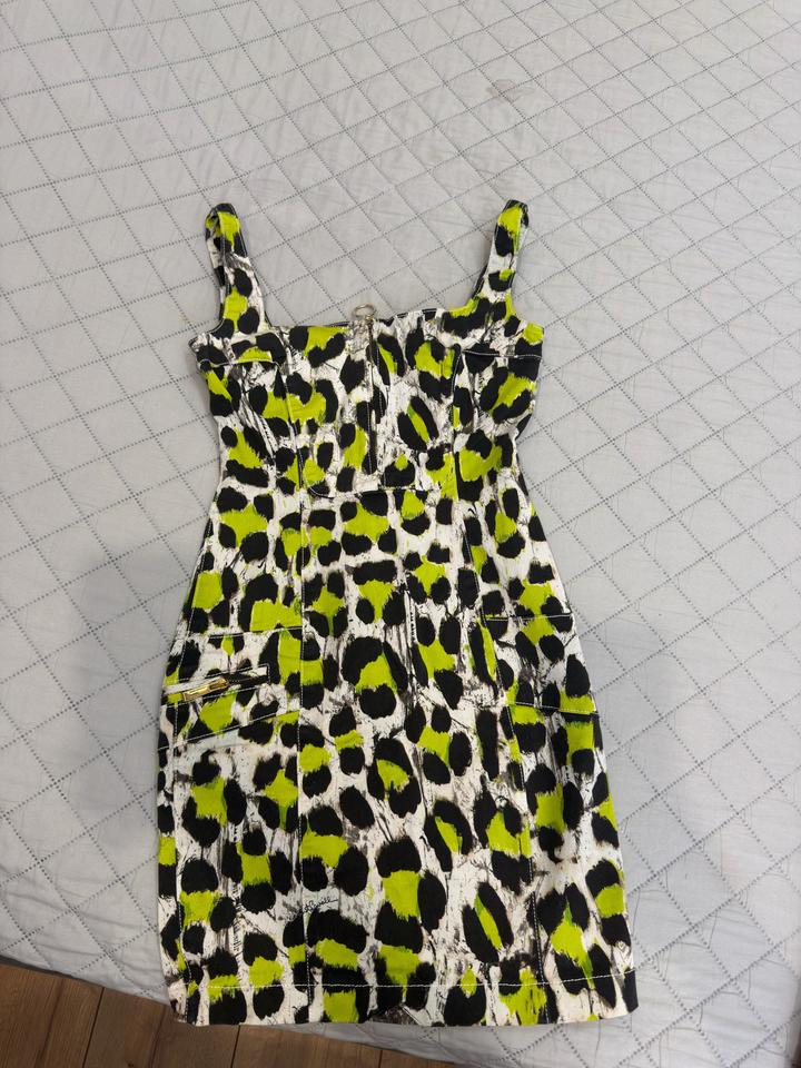 Just Cavalli Сарафан с леопардовым принтом