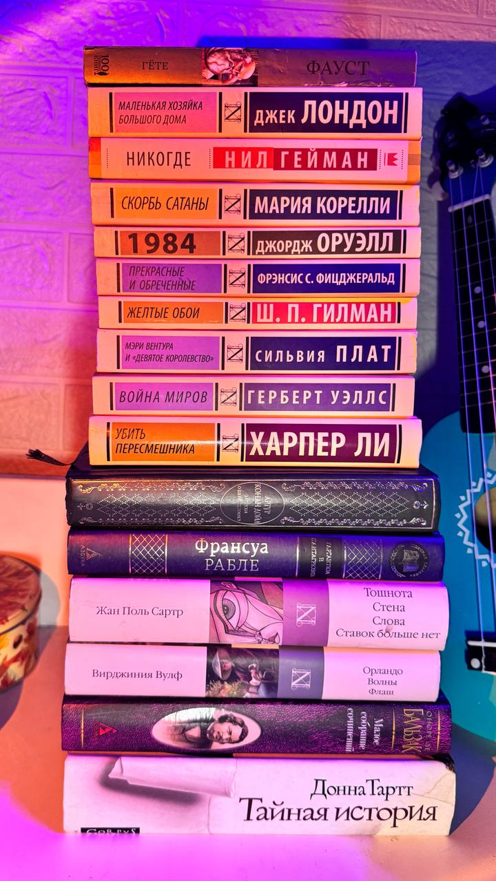 Книги: Донна Тартт, Сартр, Корелли и прочие
