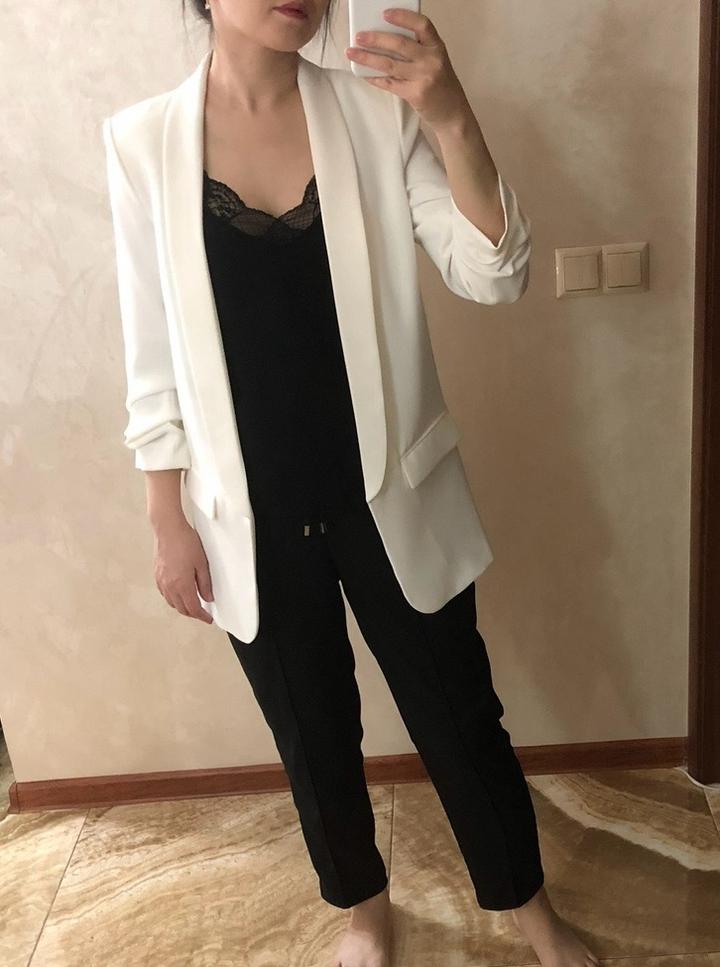 Женский белый жакет Zara