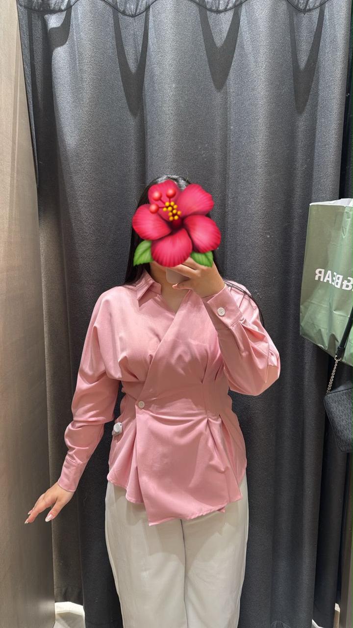 Gaissina Блузка с длинным рукавом на запах