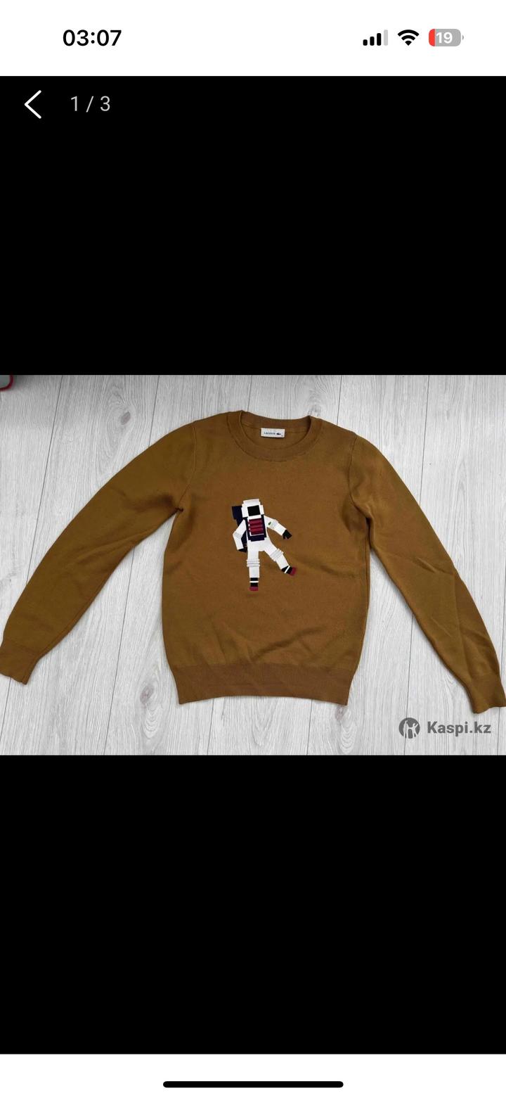Свитер шерсть Lacoste