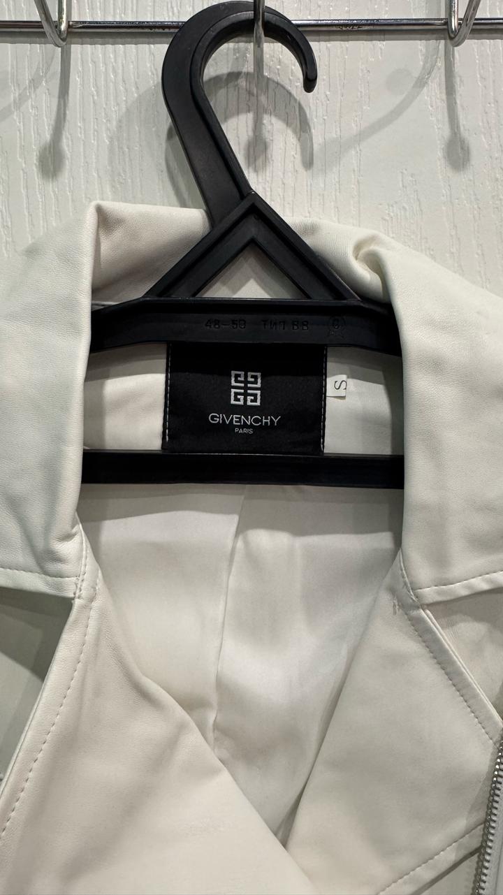 Куртка Givenchy из экокожи белая