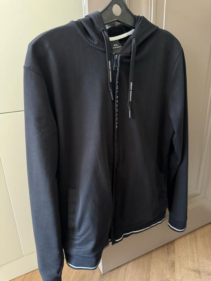 Мужская Кофта на замке от бренда Armani Exchange, оригинал.