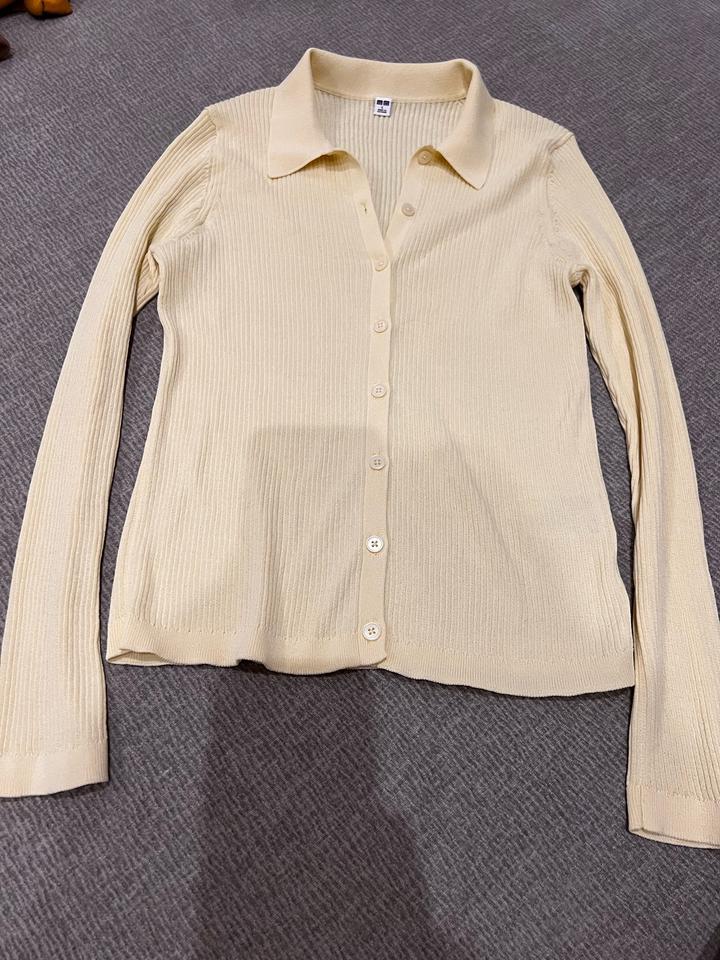 Кардиган UNIQLO в рубчик