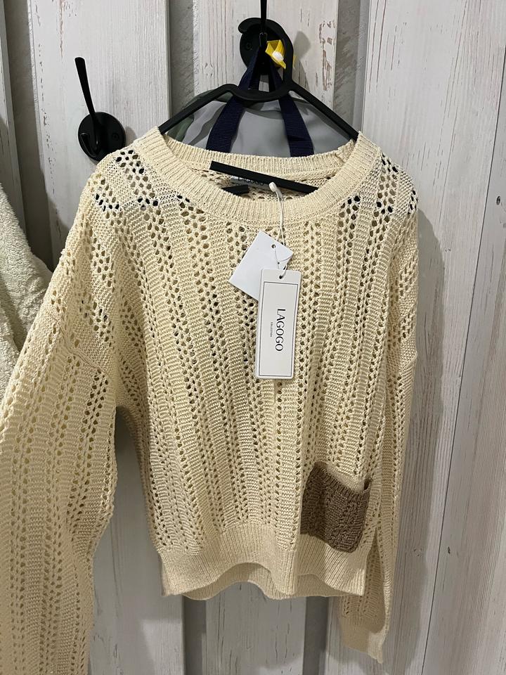 LAGOGO ажурный джемпер