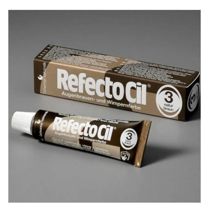 RefectoCil Проф краска для бровей и ресниц №3 Коричневый