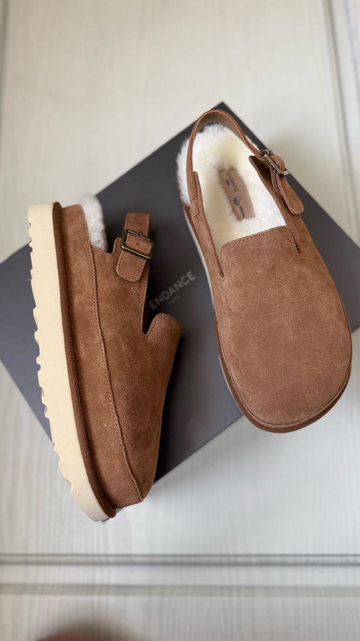 Tendance сабо с мехом