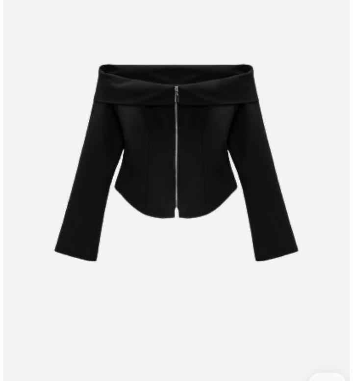 Zara Топ с открытыми плечами