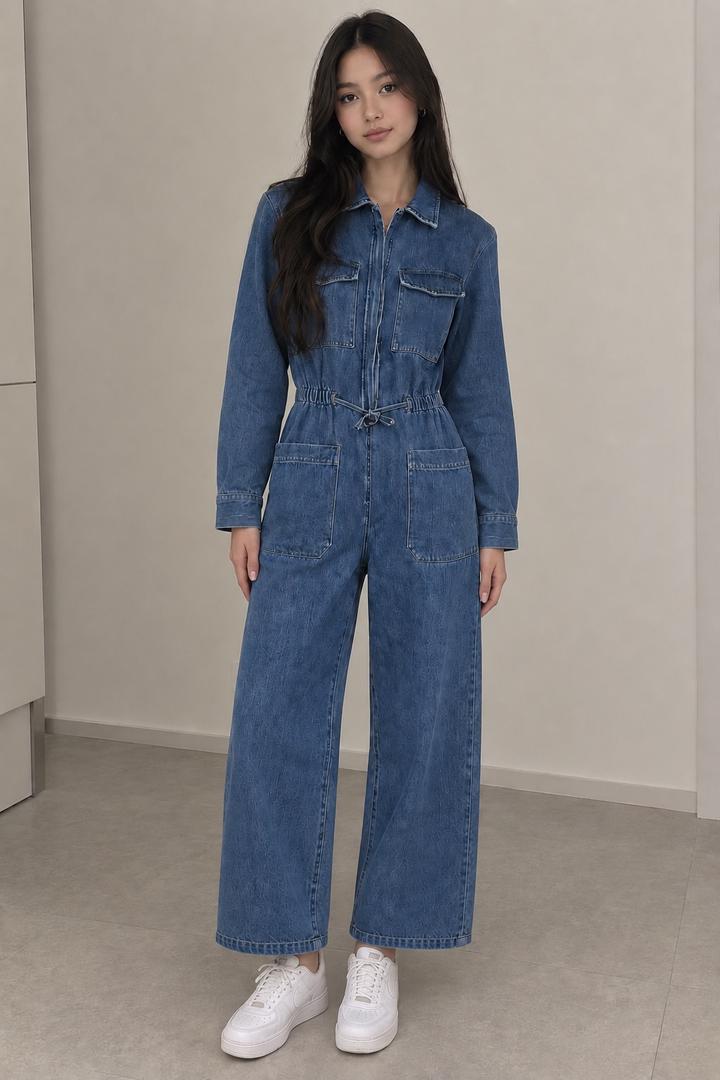 Новый джинсовый комбинезон ZARA