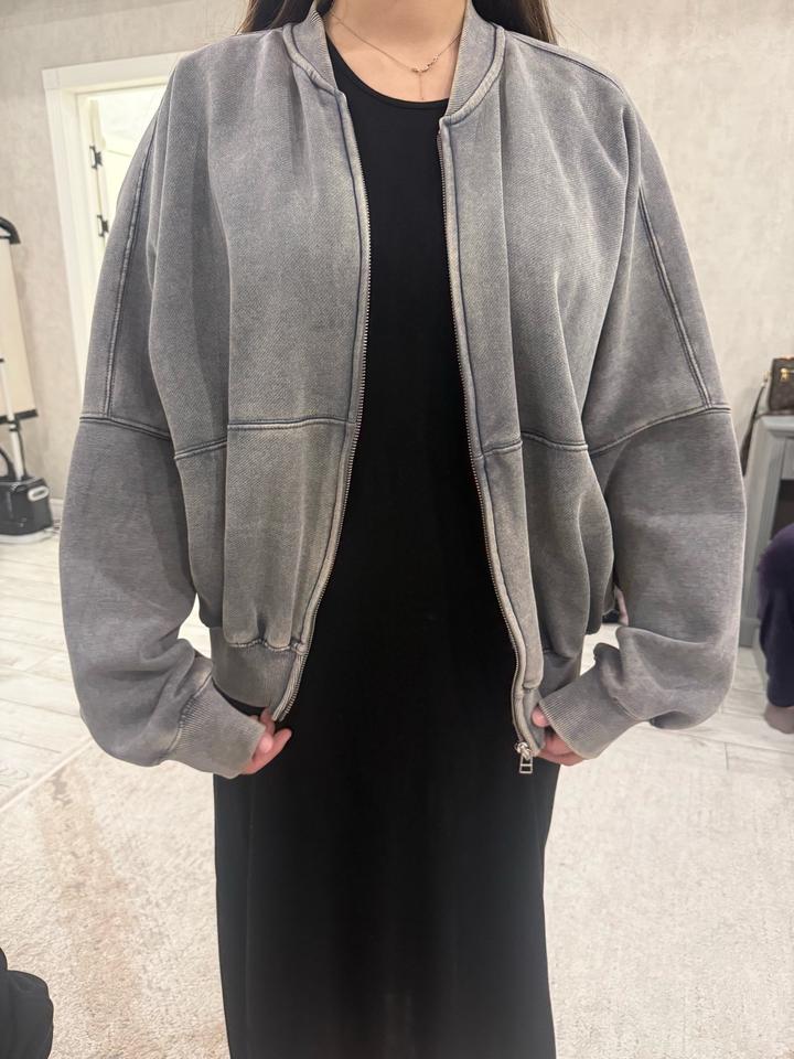 Zara Женский бомбер оверсайз