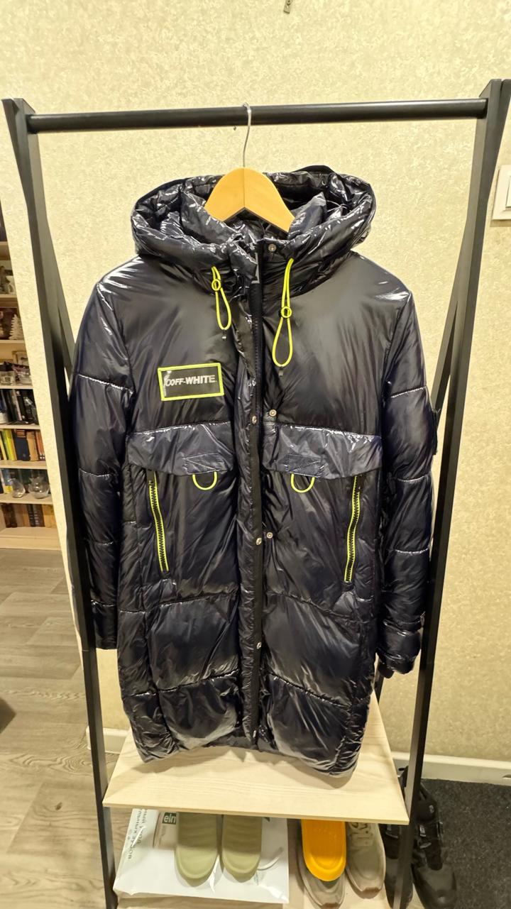 Куртка пуховик на подростка  Off-White