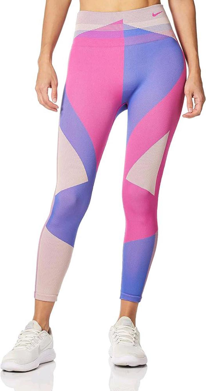 женские леггинсы Nike Sculpt Lux Icon Clash Seamless 7/8