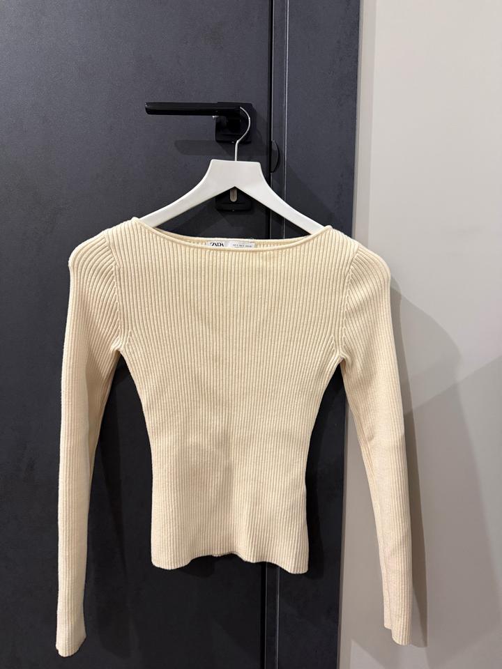 ZARA джемпер в рубчик