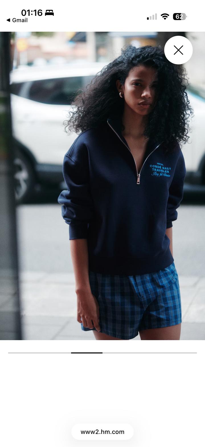 Свитшот H&M на молнии