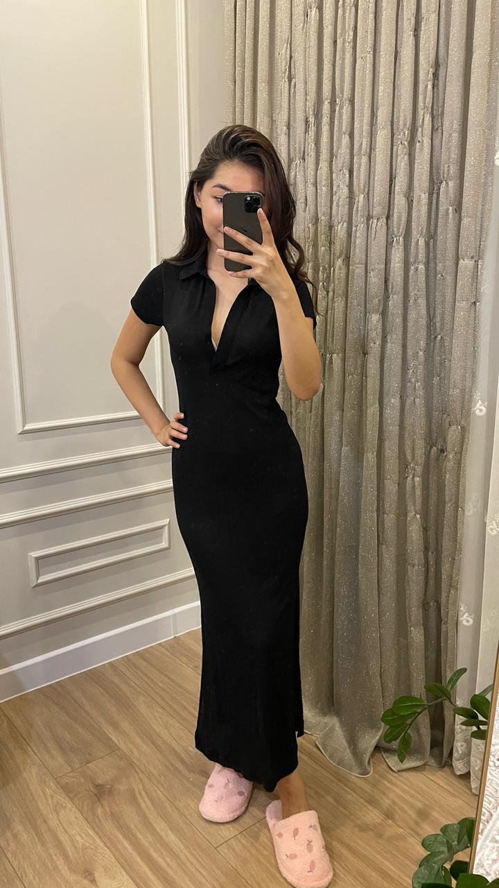 Massimo Dutti черное платье от massimo duti