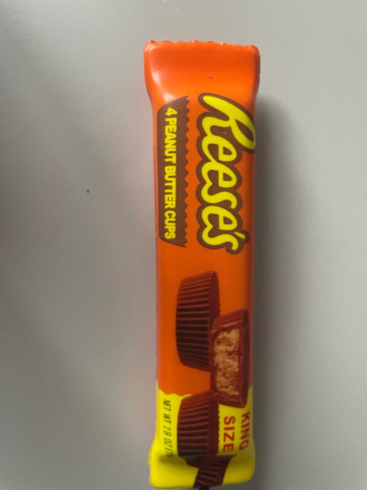 Сквиш шоколад Reeses оранжевый мягкий