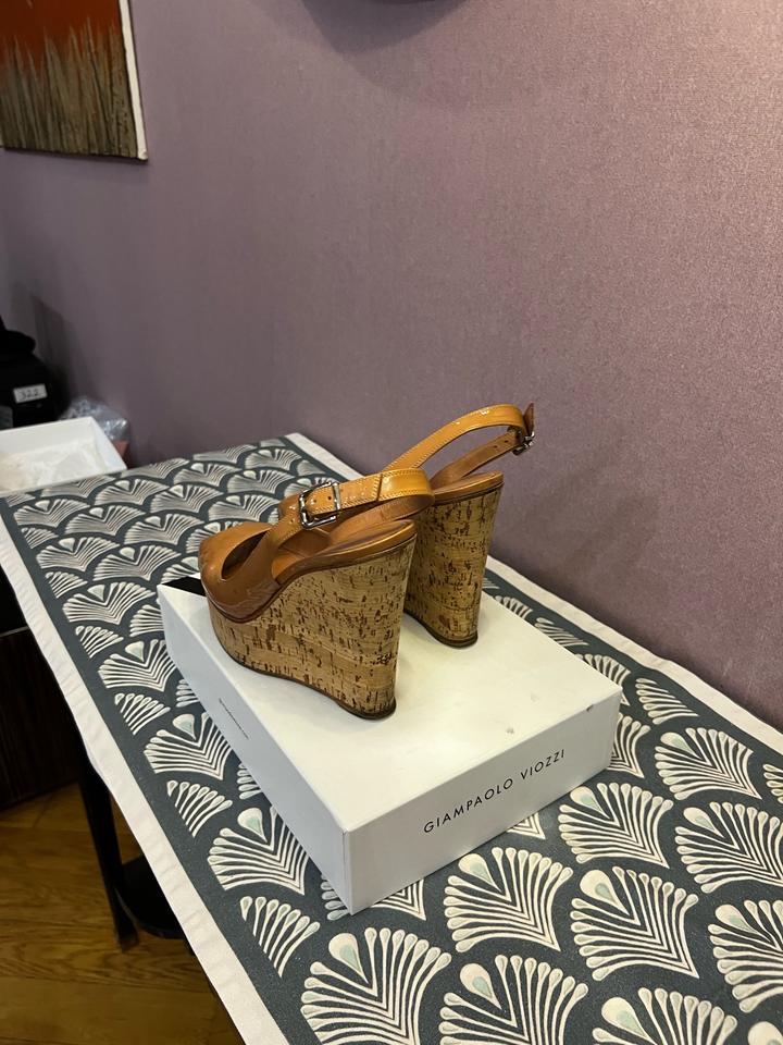 Gianvito Rossi Босоножки на танкетке Canvitto Rossi