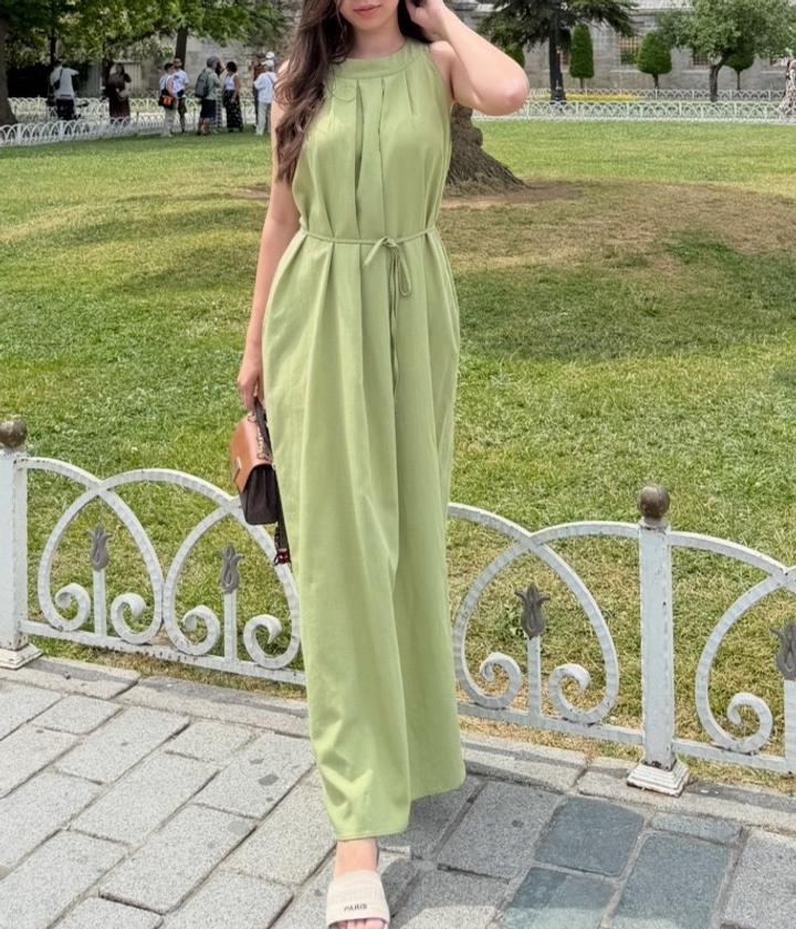 Длинное повседневное платье
