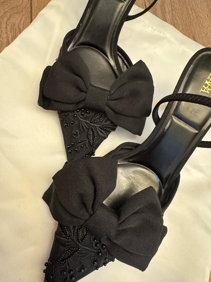 ZARA туфли с бантом