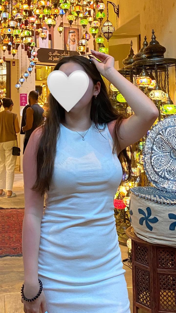 H&M Белое трикотажное платье с завязками