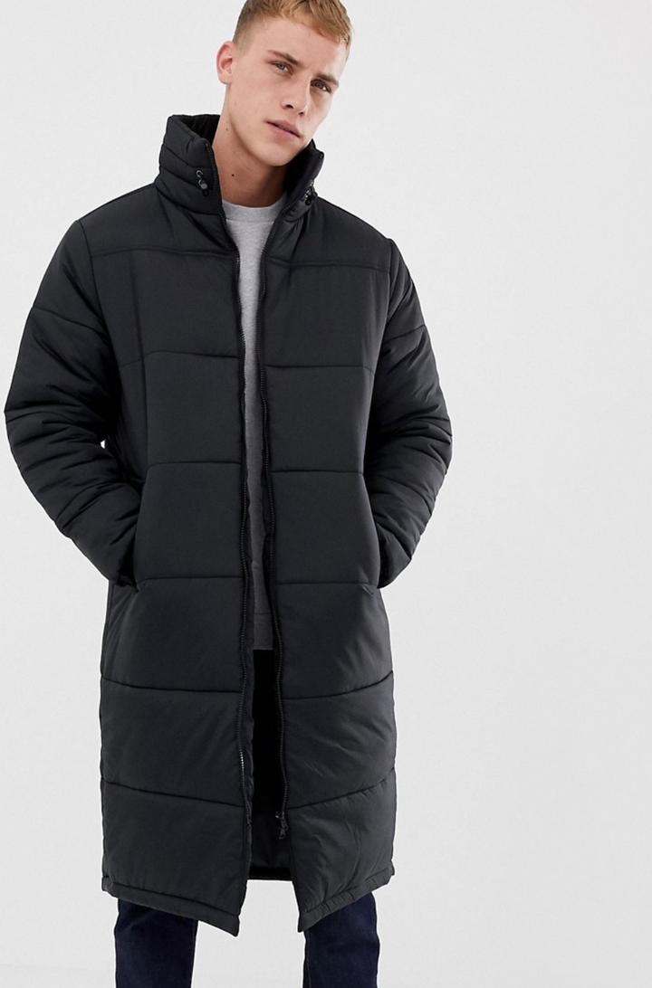 ASOS Зимний  пуховик ANOTHER INFLUENCE мужской длинный