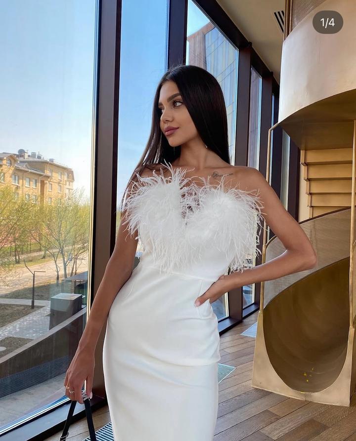 la maison boutique Платье с перьями