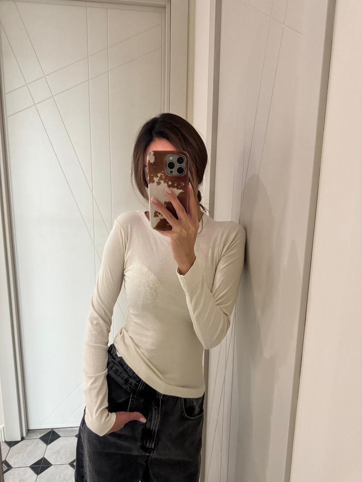 H&M Лонгслив трикотажный