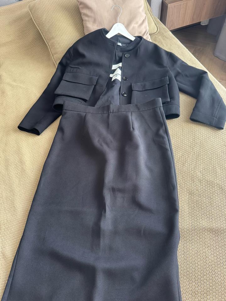 Zara Бомбер и юбка макси