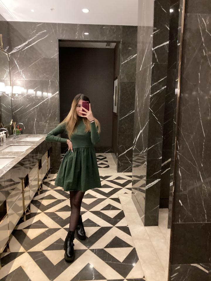 Zara Повседневное мини-платье