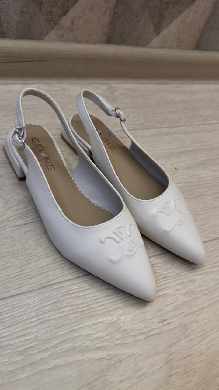 Celine туфли слингбэки