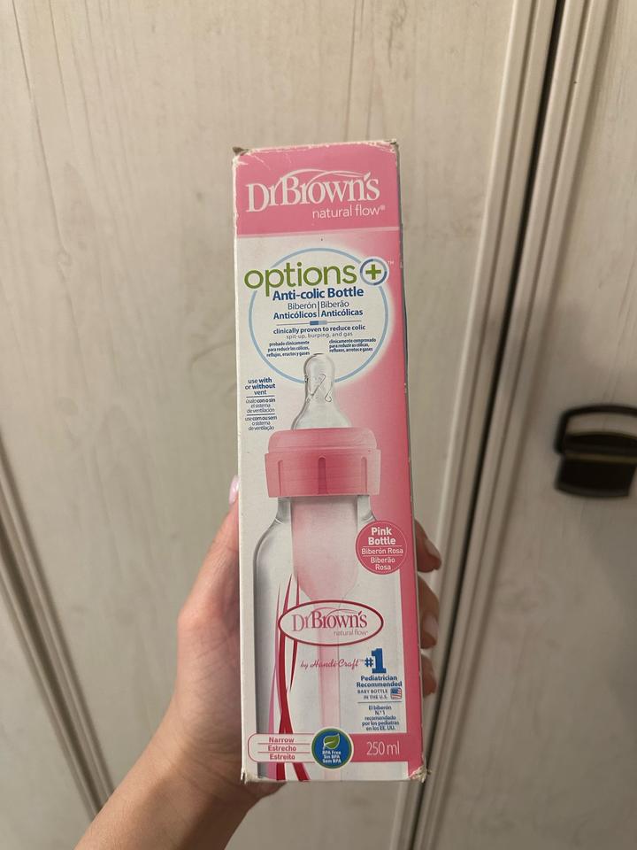 Бутылочка Dr. Brown's anti-colic options