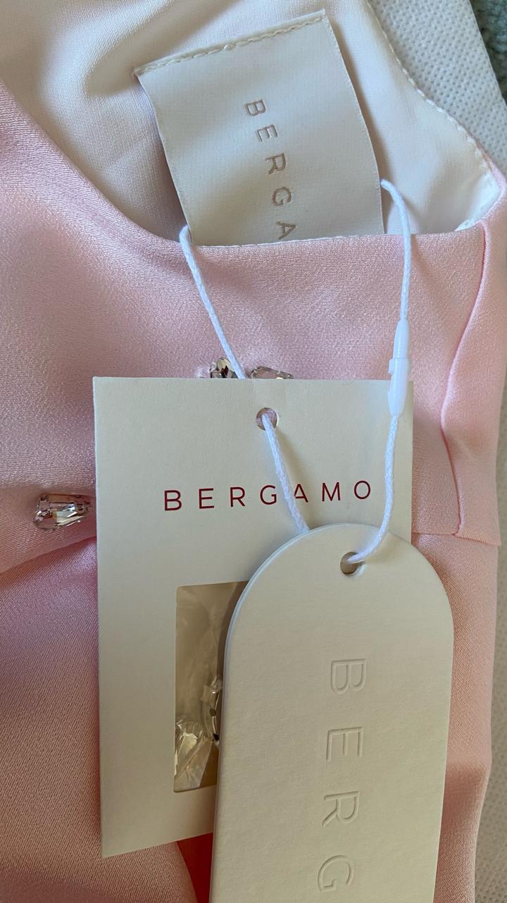 BERGAMO платье со стразами