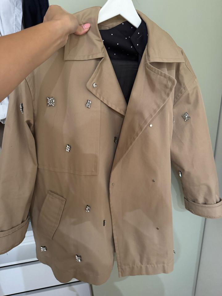 Zara Тренч с декором из камней