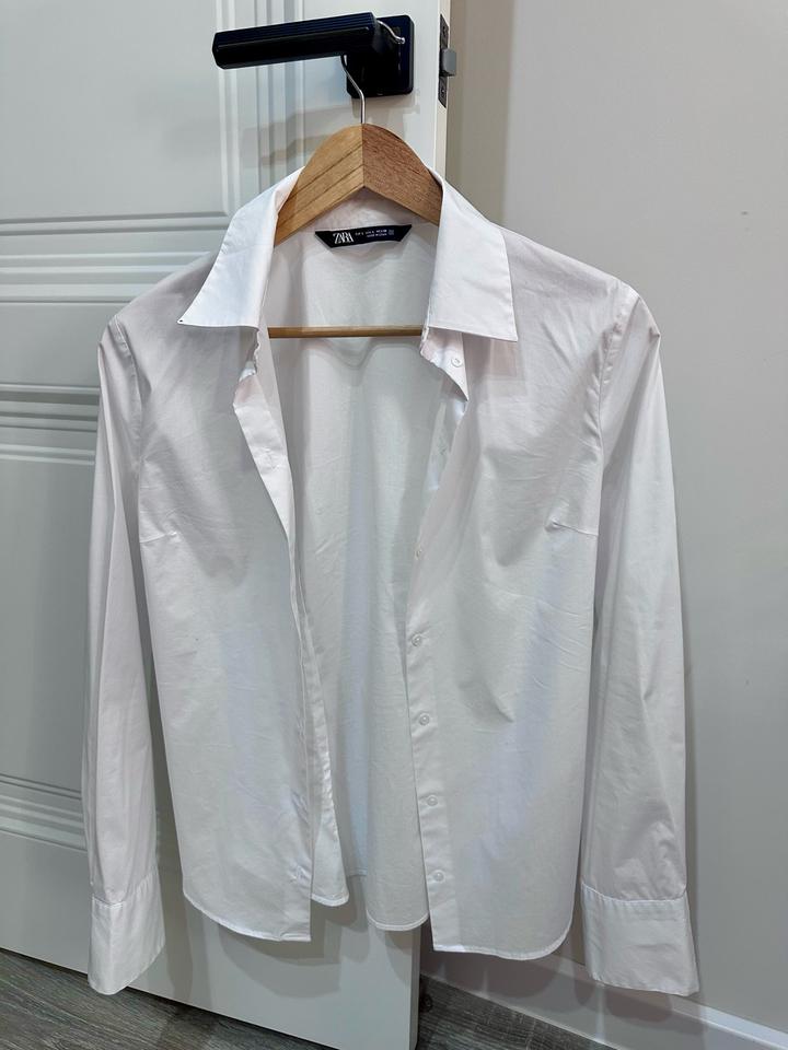 Белая рубашка ZARA