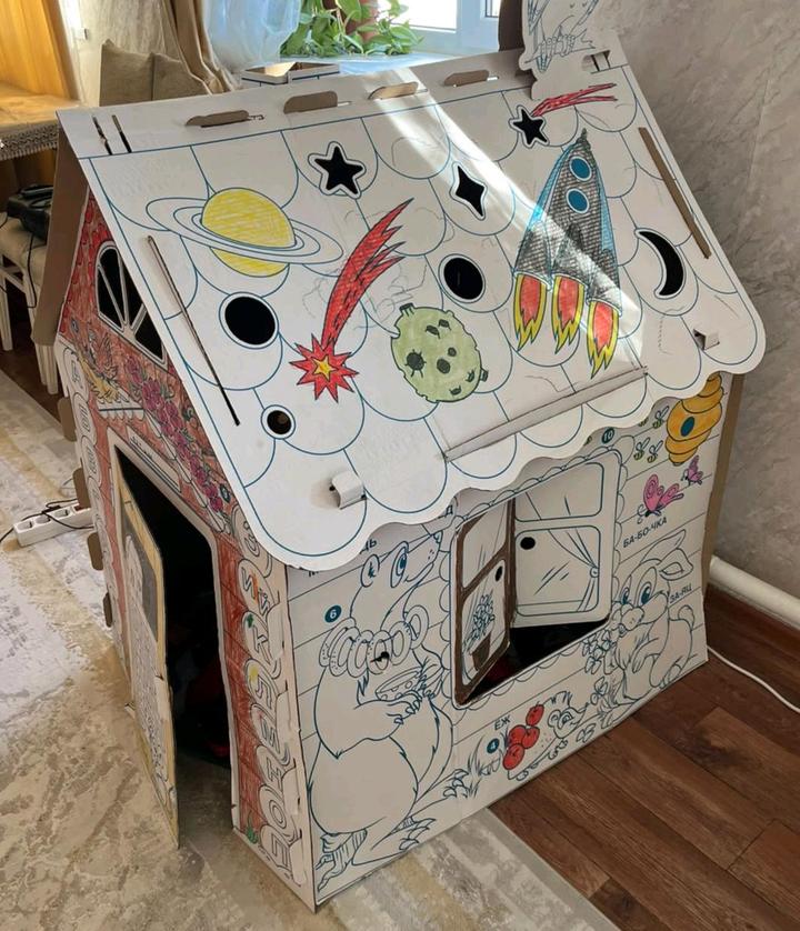 Детский Картонный домик