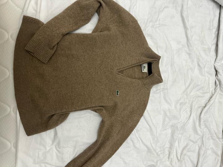 джемпер Lacoste с воротником на молнии полузамок